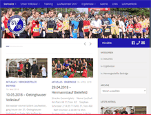 Tablet Screenshot of laufgruppesv06oetinghausen.de